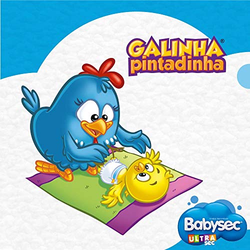 Fralda Babysec Galinha Pintadinha Ultrasec M - 80 Fraldas