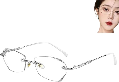 Miniatura 9 de YAMIELO Glassesify - Lentes de prebicia con luz azul sin montura para mujer, lentes de lectura con luz azul para mujer