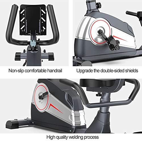 Image of Recumbent Exercise Bike Bicycle,Indoor Cycling Bike Adjustable Seat & Resistance,Stationary Bikes w /Phone Holder,for Home /Office Cardio Workout