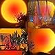 QUIGO Sunset Lamp Sonnenuntergang Lampe Nachtlicht Led Schlafzimmer Projector mit 360° Drehung Schalter verkabelt Room Decor Gifts
