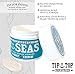 Tip Top 7Seas Island Matte Pomade - Medium Hold Matte Finish - Pina Colada Scent 4.25oz