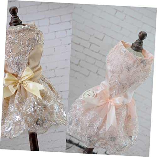 Robe brodée créative pour chien en dentelle chic et confortable - 7