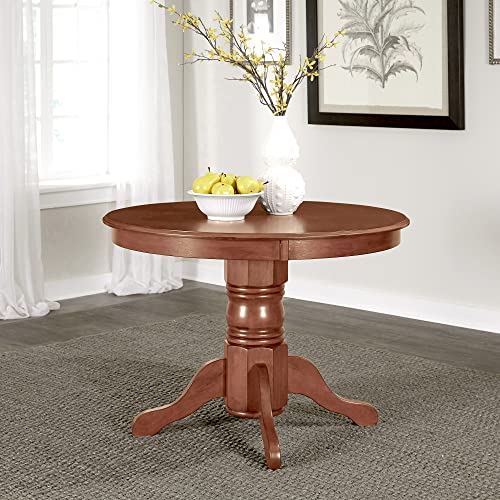 Cottage Oak 42" Round Pedestal Dining Table By Home Styles #TOP2