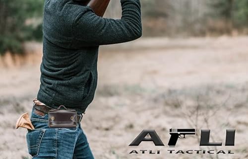 Shotgun Shell Pouch - Leather Shell Holder - Rifle Shotshell Bag - Ammunition Reload Molle Storage - Waist Ammo Cartridge Case - Bullet Carrier Box - Tactical Outdoor - Hunting Accessories #TOP4