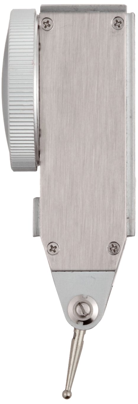 Fowler - Indicador de prueba de rostro blanco con medidas de pulgada y lectura equilibrada, 0.030" Max. Measurement, 1" Diameter, blanco, 1