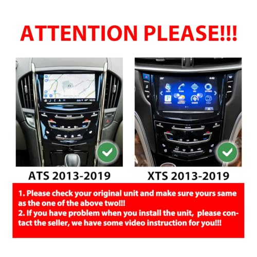 Image of for Cadillac ATS XTS 2013-2019 Octa Core 6G+128G Tesla Style CarPlay Android Auto Navigation Stereo GPS Radio Information System Reverse Camera 9.7 inch IPS Touchscreen Headunit Tablet Media Player