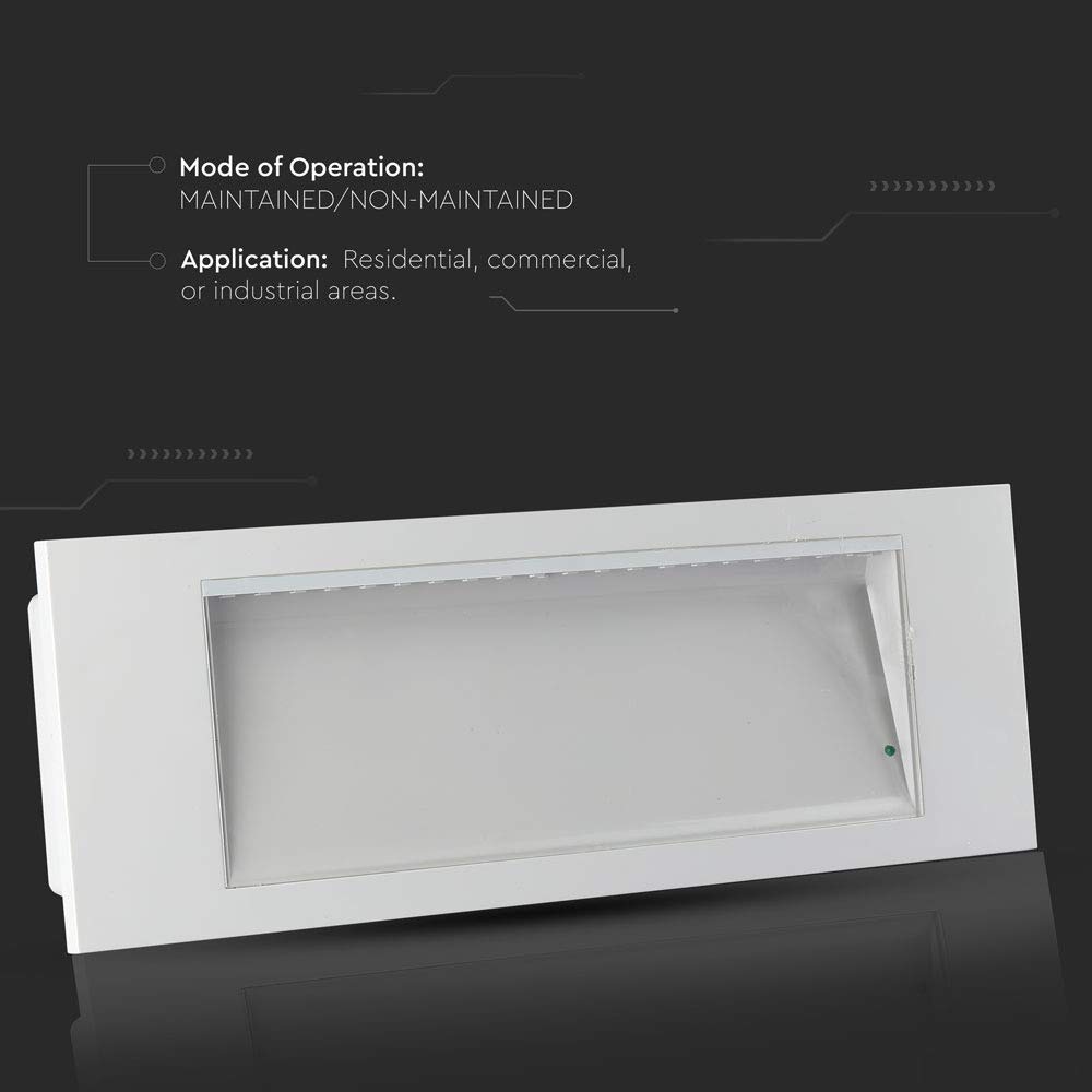 V-TAC Lampa awaryjna LED, biała