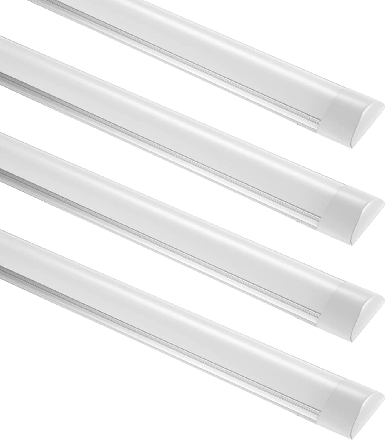 Tubo fluorescente a LED, 30 cm x 4 luce bianca fredda