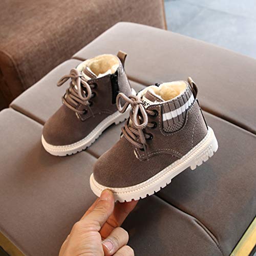 Botines cortos con cordones para bebés con soporte acolchado 2