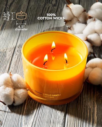 96NORTH-Luxury-Palo-Santo-and-Eucalyptus-Candles-3-Wick-Jar-Candles-Relaxing-Aromatherapy-Aesthetic-Candle 96NORTH Luxury Palo Santo and Eucalyptus Candles 3 Wick Jar Candles Relaxing Aromatherapy Aesthetic Candle