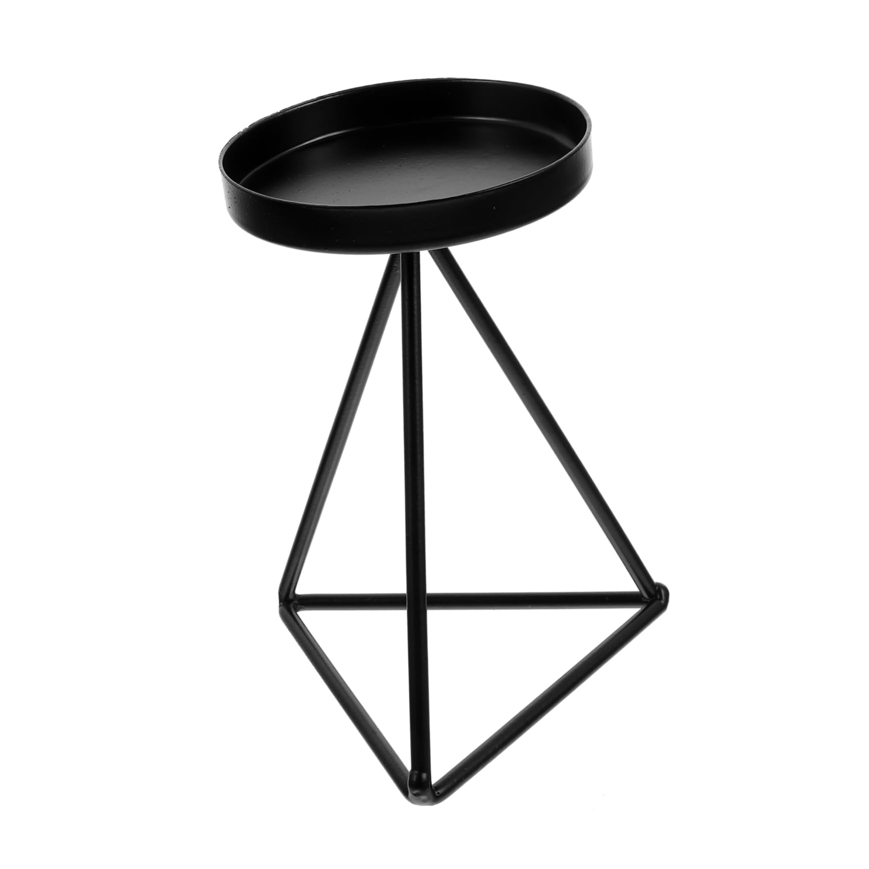 STOBAZA Geometric Iron Candle Holder Halloween Home Decor Farmhouse Candle Holder Wedding Decorations for Ceremony Seaside Candle Holders Candlelight Dinner Decors Banquet Base Modeling