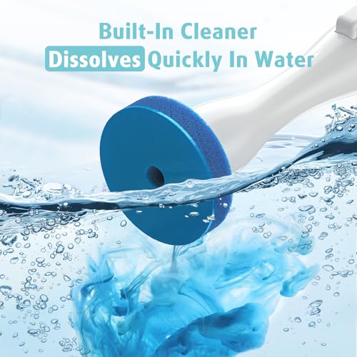 Image of 20 Count Electric Toilet Refill Pads, Disposable Toilet Brush Heads Refills for Bathroom Cleaning, Only Compatible with AIR U+ Electric Brush