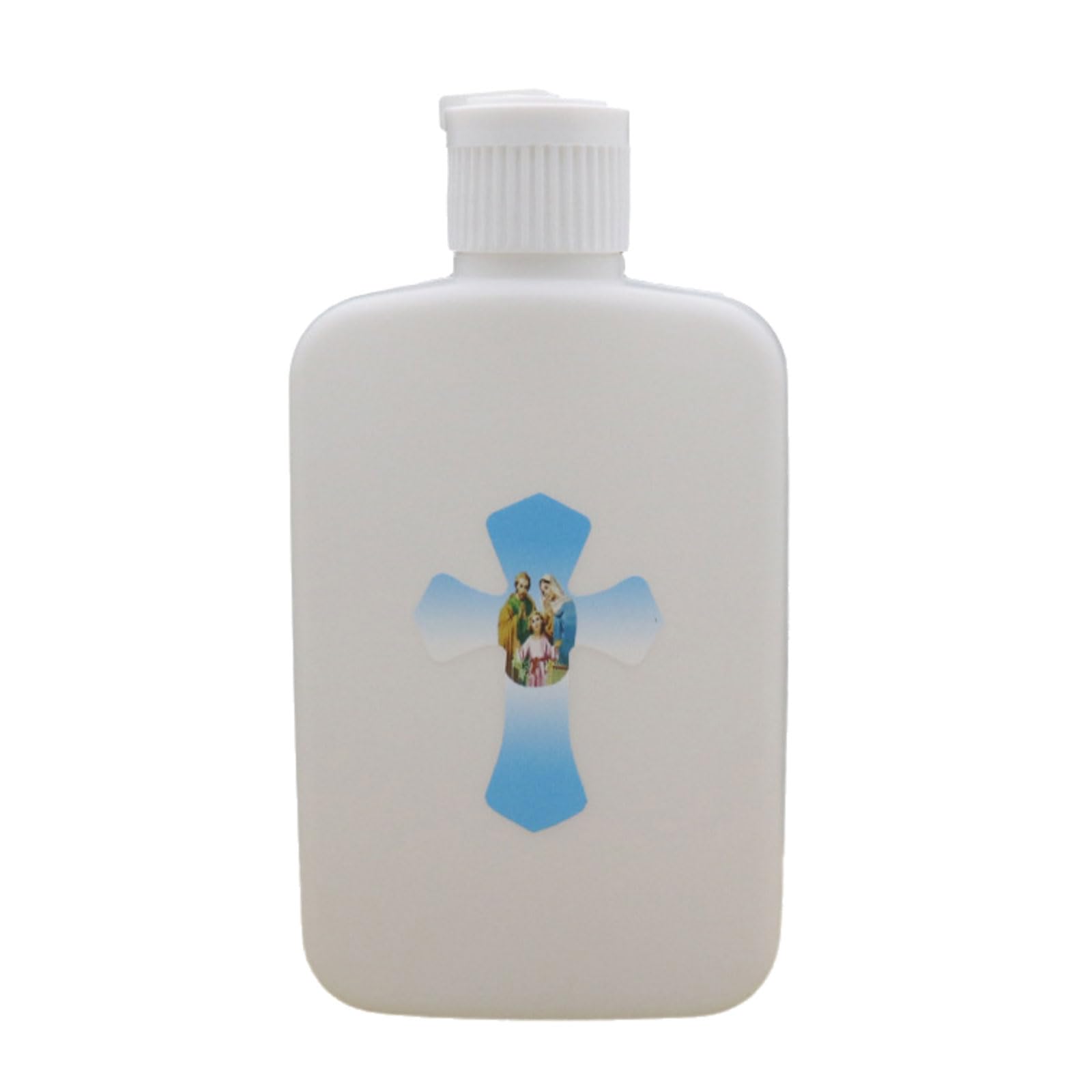 XAGMODSHN Holy Water Bottle Religious Refillable Holy Water Container Baptisms Lotion Bottle with Screw Lid Catholic Accessories