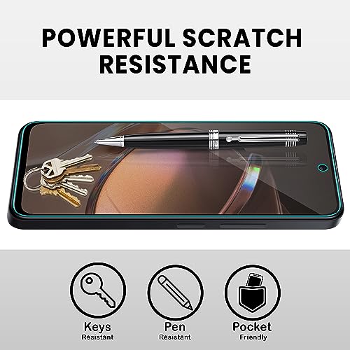 Image of FIRST MART Tempered Glass for Poco M6 Pro, Redmi 13 Prime Edition & Redmi 12, 9H Full-Glue Screen Protector, 3D Edge-to-Edge, HD Clear, Oleophobic, Case-Friendly, Black, Pack of 1
