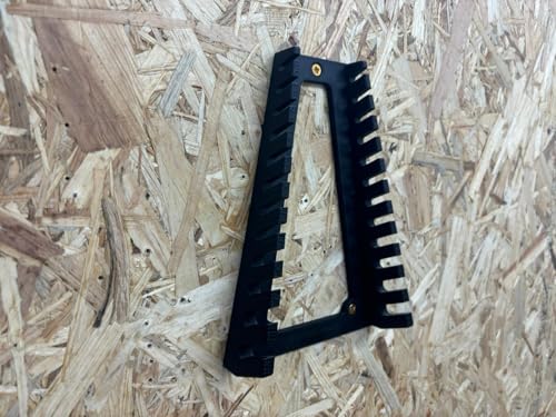 Maulschlüssel und Ringschlüssel Halterung für Werkzeugwand Wandmontage Wandhalterung 12 und 15 Auflagen (12 Auflagen)