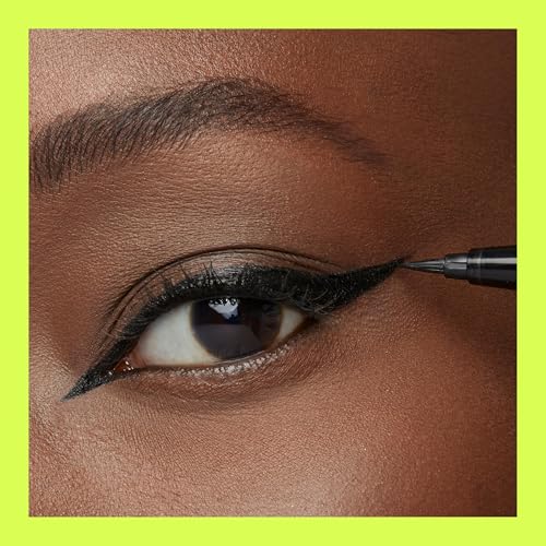 Maybelline Pen Eyeliner, Waterproof, Brush Tip Liner, Precise Lines, Tattoo Impact, Up to 24h Wear, Tattoo Liner Ink, Jet Black - Image 6
