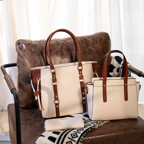 Image of Montana West 3PCS Purses for Women Tote Bag and Wallet Set Shoulder Satchel Handbags