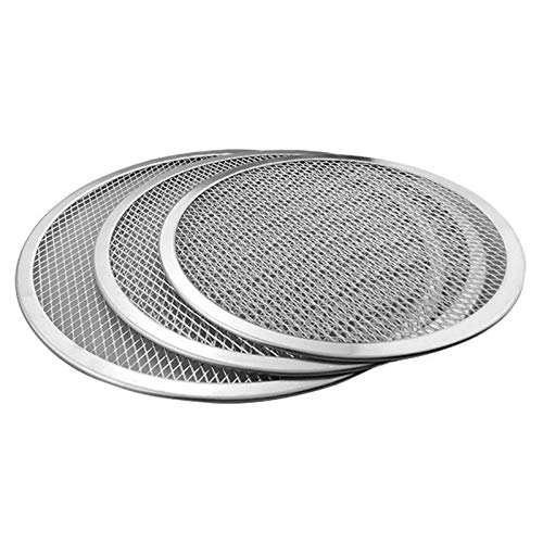 Tacki do pizzy do piekarnika, Nowe 6-14-calowe bezszwowe aluminiowe sito do pizzy, blacha do pieczenia, metalowa siatka, przybory kuchenne do pieczenia pizzy(10inch)