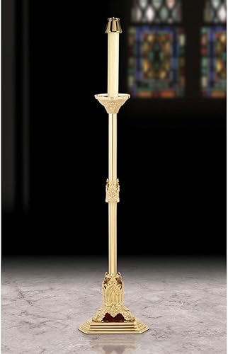 Miniatura 2 de Christian Brands Sudbury Paschal Series - Candelabro latón 440 in