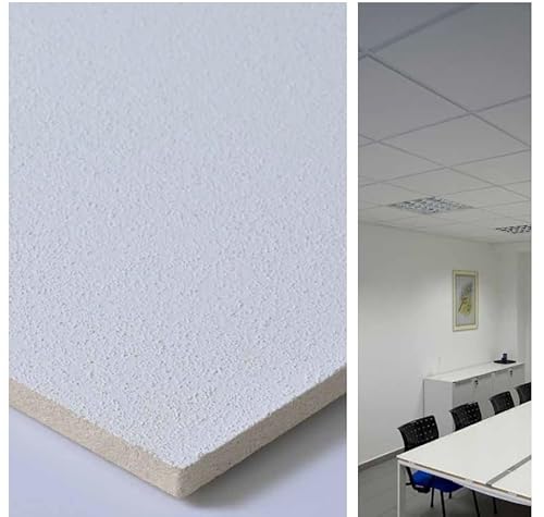 Akifix ITP ST13002.120 PANNELLO CONTROSOFFITTO Rettangolare SANDED FIBRA MINERALE BUCCIATA 60X120x15/7.20MQ (10PZ) Confezione 10 pezzi Bordo Lay-on