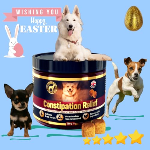 GastroBalance linderung verstopfung beim Hund – 60 weichen kausnacks abführmittel für Hunde 100% natürliche Wirkstoffe (English)