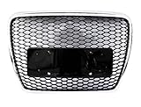  Xinshuo ABS Honeycomb Type Kühlergrill für RS6 Style A6 / S6 2008-2011 1-Pack