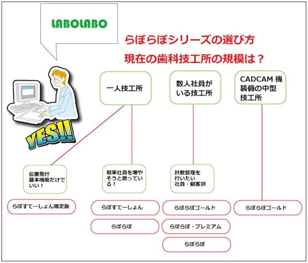 Amazon.co.jp: 歯科技工所向け販売管理ソフト らぼらぼ : PCソフト