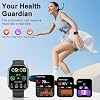 Reloj Inteligente para Hombre, Nuevo Reloj de Fitness con Pantalla TFT-LCD de 1.91" y IP68 Sumergible | Contestar/Hacer Llamadas, Más de 120 Modos Deportivos, Monitor de Frecuencia Cardíaca/Sueño/Podómetro, 30 Días de Reposo, Más de 100 Carátulas, para iOS Android 6