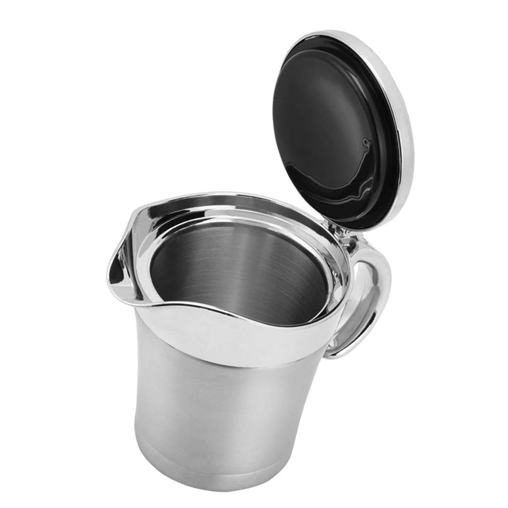 2 Stück 750ml Edelstahl Isolierter Sauciere Saucenbecher Sauce Schüssel mit Deckel