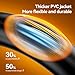 DiamondTiger Cat 8 Ethernet Cable, High Speed 40Gbps 2000Mhz Network Cord RJ45 Shielded Indoor Heavy Duty LAN Cables Compatible for Gaming PC PS5 Xbox Modem Router(10FT/3M)