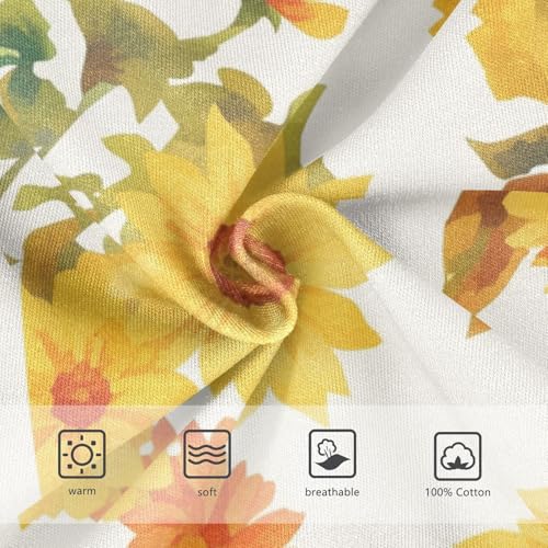 KLL Boho Style Sunflowers Boys Toddler Comfort Briefs Underwear Cute Children Panties3