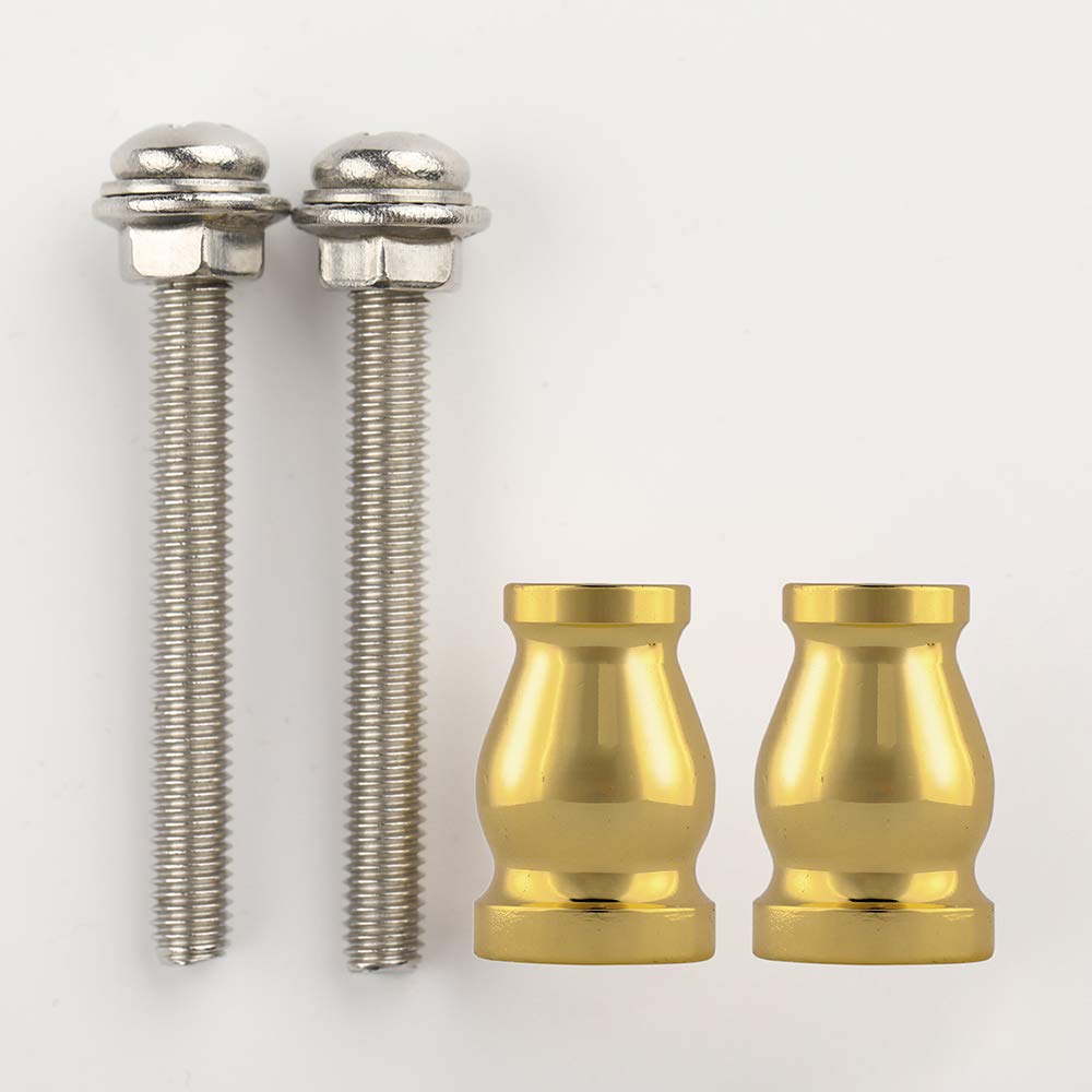 Brass Ship Model Pedestals - 1:200/350 Scale Display Stands With Screws