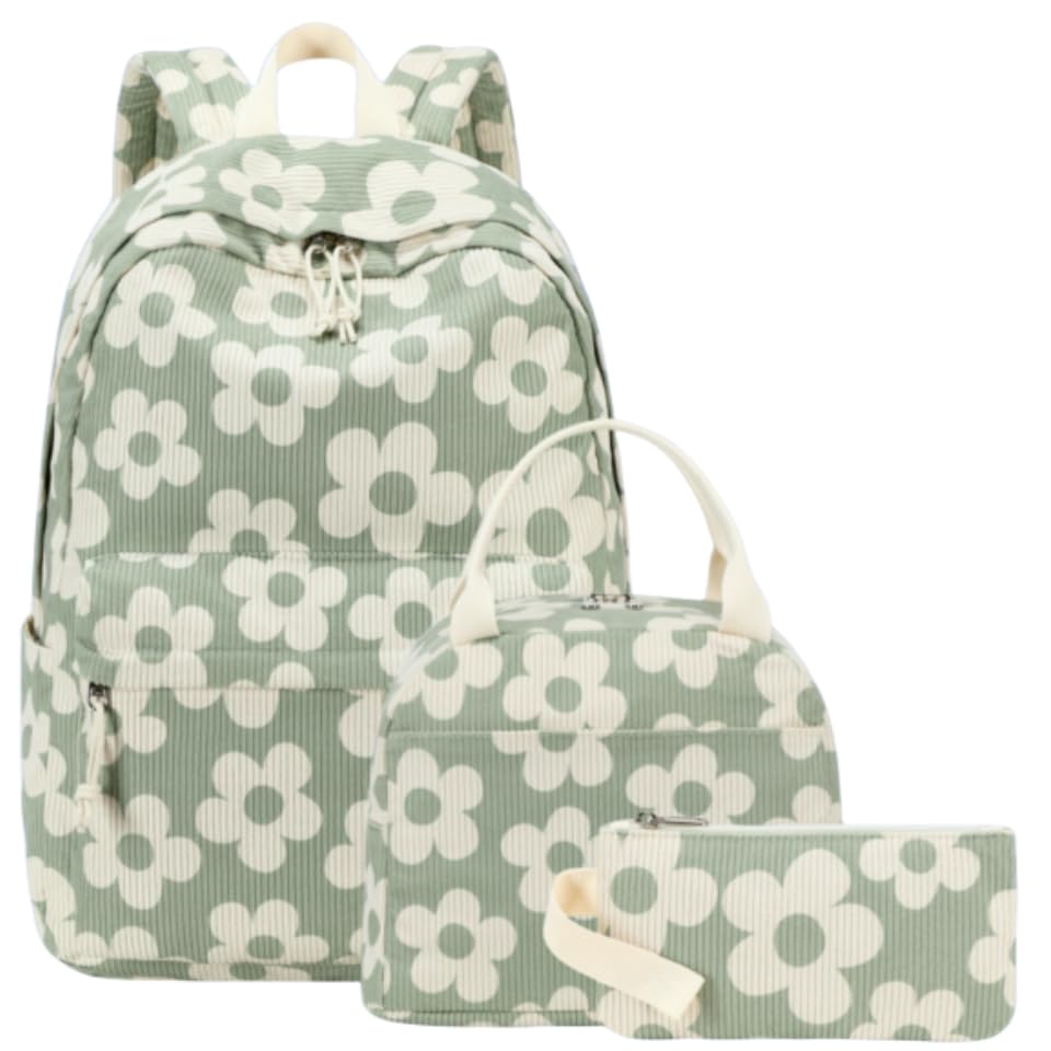 BLUBOON School Backpack Teens Girls Boys Kids School Bags Bookbag with Lunch bag pencil pouch …