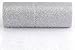 Kel-Toy Glitter Tulle Fabric, 6-Inch by 10-Yard, White/Silver