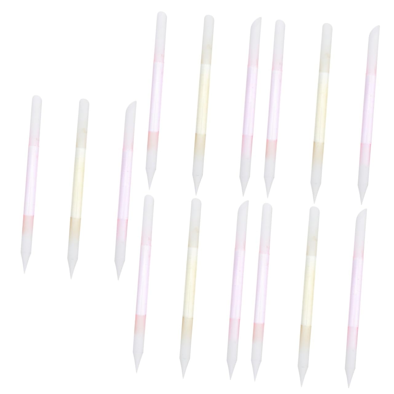 POPETPOP 15stücke Teiliges Sanding Nail Files Doppelseitige Glasfeilen Für Maniküre Nagelpolitur Und Nagelformung Für Natürliche Nägel Und Gelnägel Hochwertige Tragbare