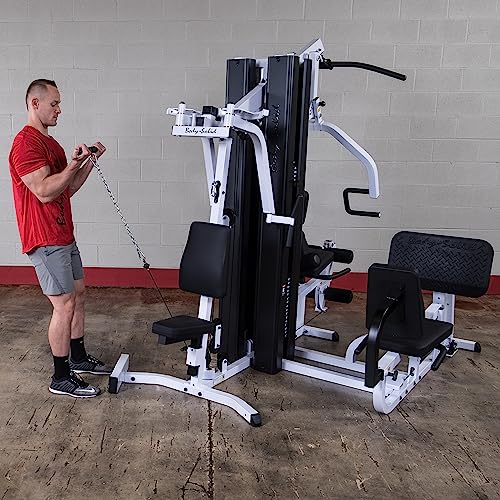 Body-Solid (Exm3000Lps) Multi-Station 210Lb Dual Weight Stack Machine For Home & Commercial Gym, Complete Body Strength Training Functional Exercise Workout Station For Weight Lifting And Bodybuilding #TOP4