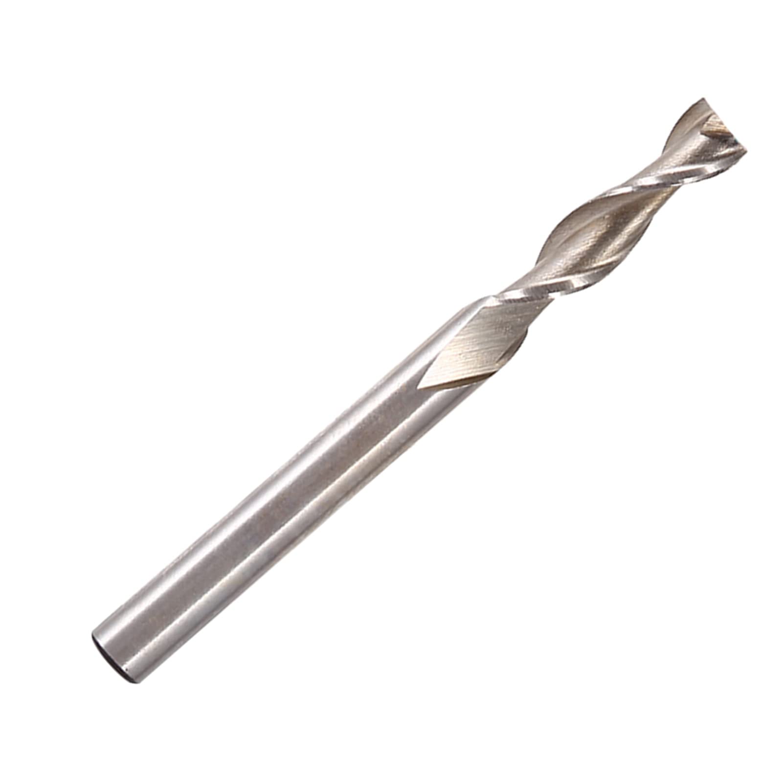 SEAFRONT Fraise en Bout, Embout CNC HSSAL à 2 Cannelures, Diamètre 6 Mm, Longueur Totale 68 Mm, Flûte étendue pour Fentes de Crochet et Coupe Profonde, pour l'usinage CNC et le Travail des Métaux
