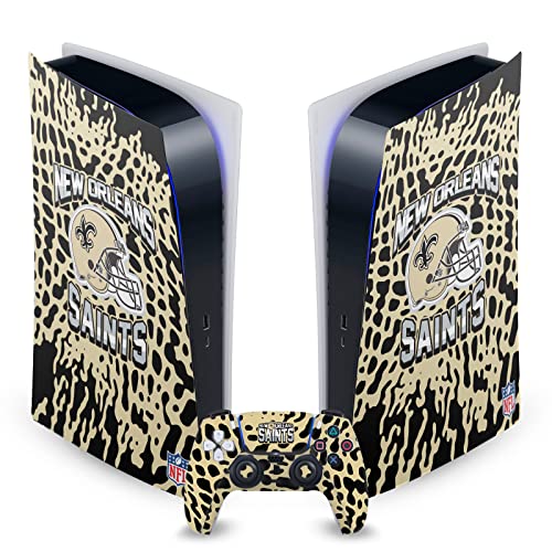 Protégez votre PS5 des rayures avec le vinyle NFL New Orleans Saints