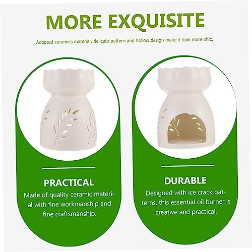 Quemador de Aceites Esenciales de Cerámica Luxshiny miniatura 4
