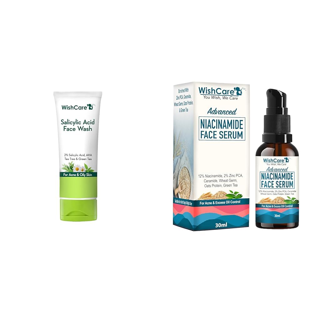 WishCare Anti Acne Kit 2 Salicylic Acid Face Wash100ml & Advanced