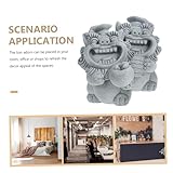 Zoom IMG-1 besportble 2pezzi scultura miniatura leone Zoom IMG-1 besportble 2pezzi scultura miniatura leone