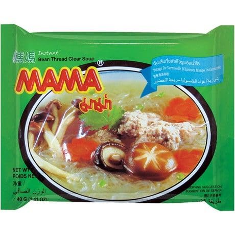 Sebuya Asia Suppen Kollektion – 20er Instant Nudelsuppen Mix mit Reisnudeln, Flachen Reisnudeln, Glasnudeln & Vermicelli – Vier Sorten für Abwechslung & leichten Genuss