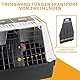 Ferplast Hundebox Auto, Atlas CAR 80 SE, Ablagefach, Doppelte Schiebeöffnung mit Sicherheitshaken L 82 x W 51 x H 61 cm – Max 20 kg