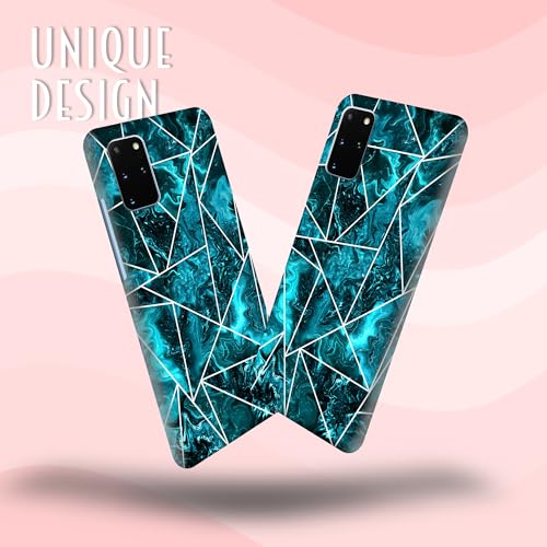 Coque pour Samsung Galaxy S20 Plus bleu sarcelle imprimé mignon