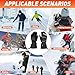 RARE SPACE Heated Gloves for Men Women -7.4V Fast Heating, Waterproof & Upgrade Non-Slip Electric Heating Glove for Motorcycling, Hunting, Skiing, Outdoor Work (Medium)