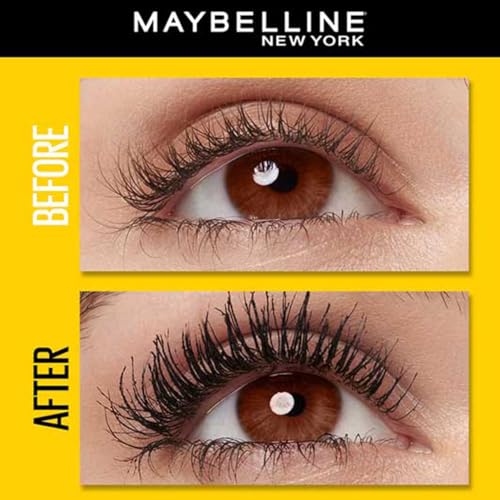 Maybelline New York Volume Express Colossal Mascara, Volumizing & Lengthening, Washable, Black, 10.7ml - Image 3