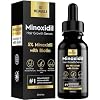 5% Minoxidil for Men & Women Hair Growth, Beard Growth, Hair Loss Treatment, Unisex Adult, Unscented Foam, 1oz