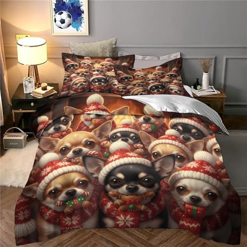 Housse de couette anti-acarien Noël pour lit Super King - 6