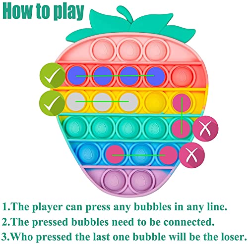 Toyshine-Pack-of-2-Light-Strawberry-and-ICE-Cream-Fidget-Popping-Sounds-Toy-BPA-Free-Silicone-Push-Bubbles-Toy-for-Autism-Stress-Reliever-Sensory-Toy-Pop-It-Toy