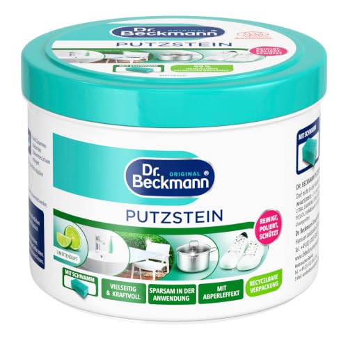 Dr. Beckmann Putzstein Universalreiniger mit Schwamm | 550 g – Ansicht 1
